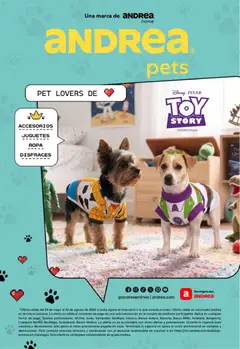 Vista previa de Andrea catálogo Pets, nuevo folleto de la tienda, válido en México a partir del 24.05.2026 | Página: 32 | Productos: Ropa, Banco