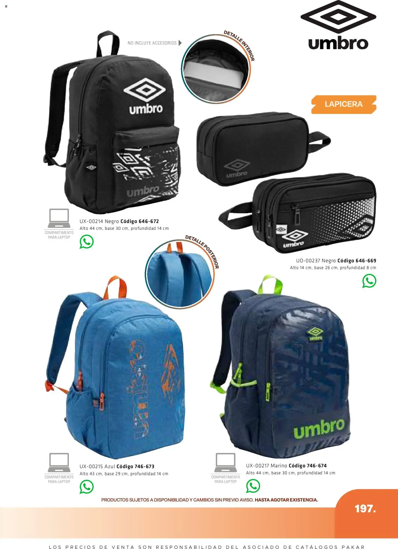 Nuevas ofertas de SC Pakar válidas en toda la República Mexicana desde el 28/08/2026. ¡Encuentra las mejores ofertas en SC Pakar catálogo Premium Men Tomo 2! | Página: 197 | Productos: Laptop