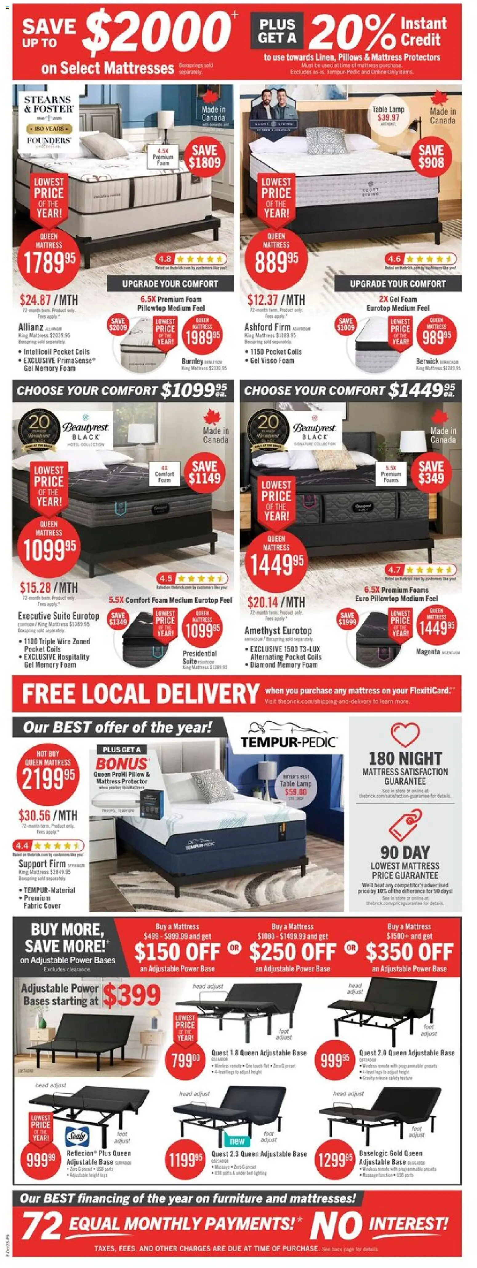 The Brick flyer valid from Oct 22, 2026 | Page: 16