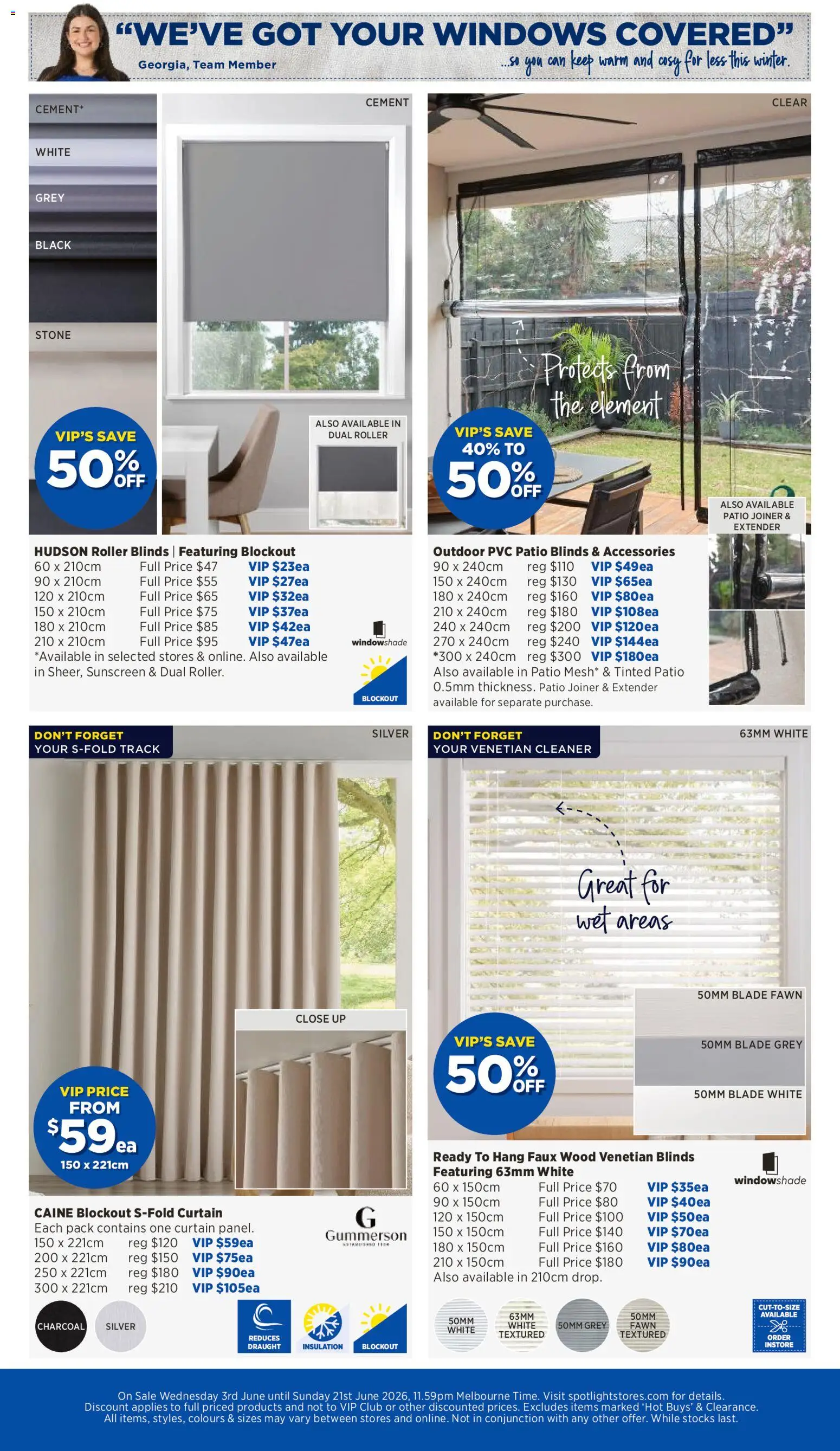 Spotlight catalogue - valid from 03.06.2026 | Page: 40 | Products: Curtain, Blinds, Sunscreen, Wood