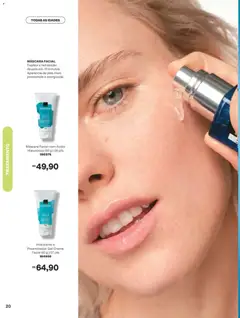Avon folheto - Campanha 09 - Pré-Visualização do folheto da loja Avon, válido de 21.05.2026 | Página: 20 | Produtos: Máscara facial, Creme