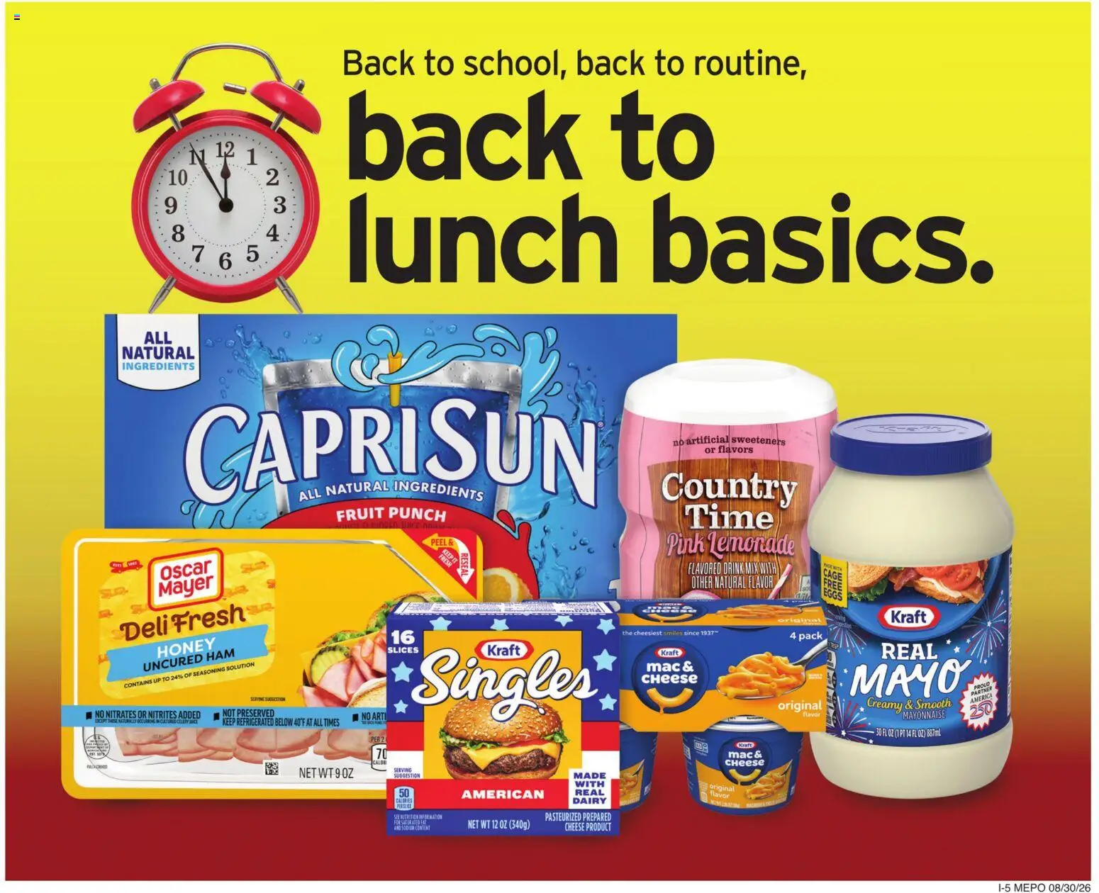 Hannaford Weekly Ad - valid from 08/30/2026 | Page: 13 | Products: Cheese, Mayonnaise, Celery, Lemonade
