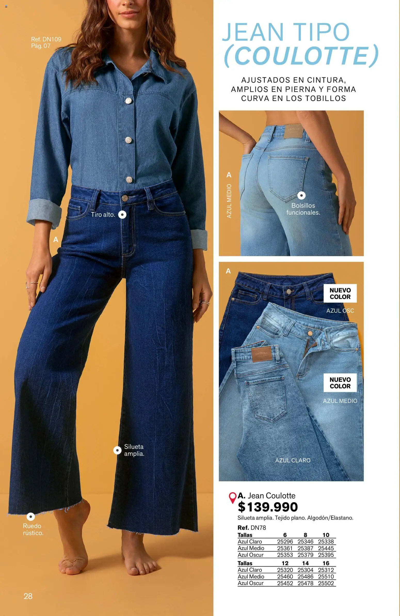 Leonisa revista - valida desde el 01/10/2026 | Página: 28 | Productos: Bolsillos, Pierna, Jean
