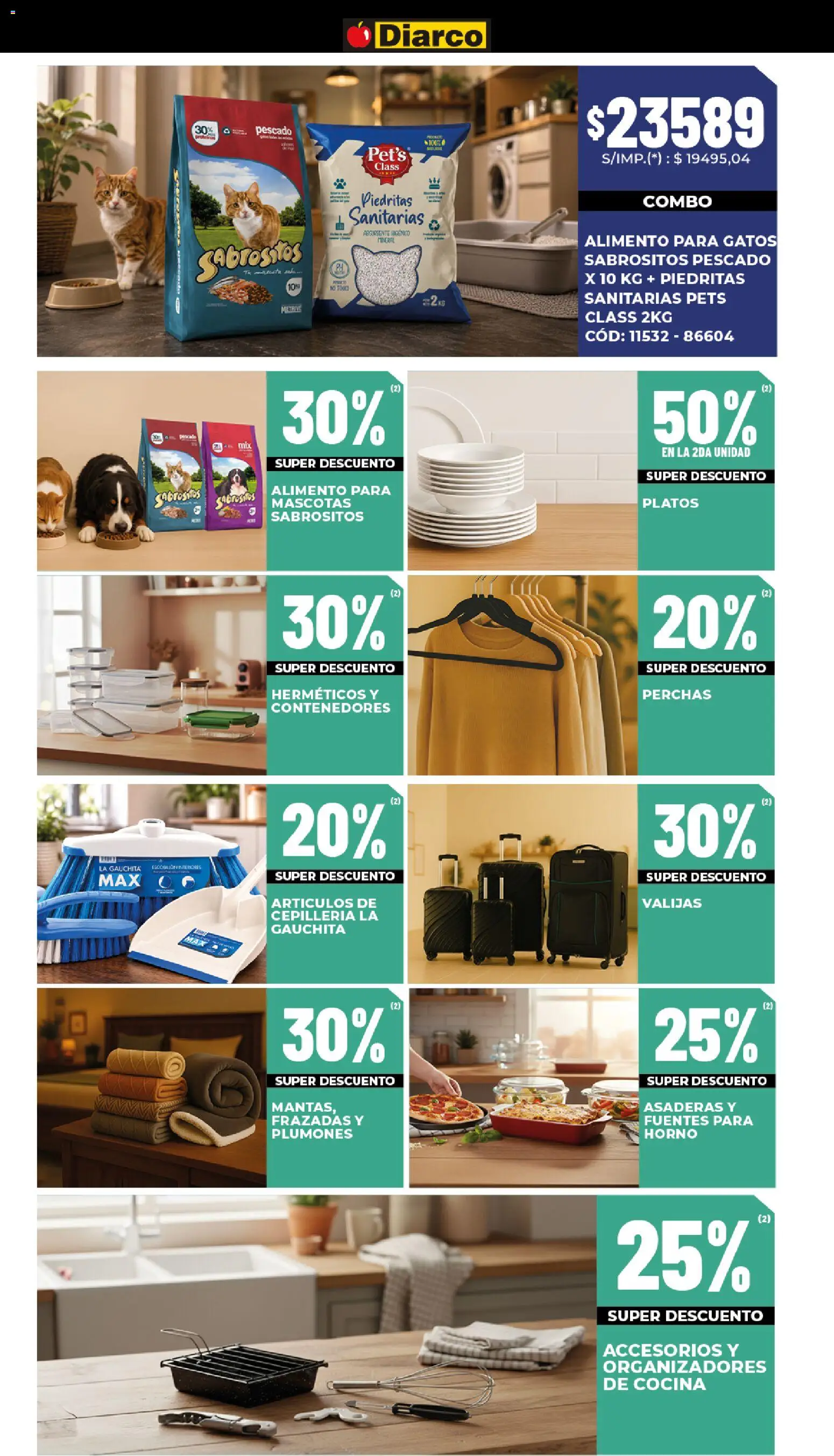 Diarco ofertas │ válido desde el 20/07/2026 | Página: 18 | Productos: Horno, Cocina, Pescado