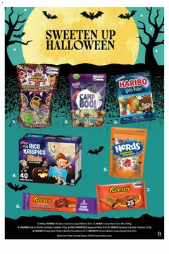 Preview of Rexall flyer - Halloween Guide 2026 from shop Rexall valid from Sep 18, 2026 | Page: 9 | Products: Rice, Candies, Peanut butter, Milk