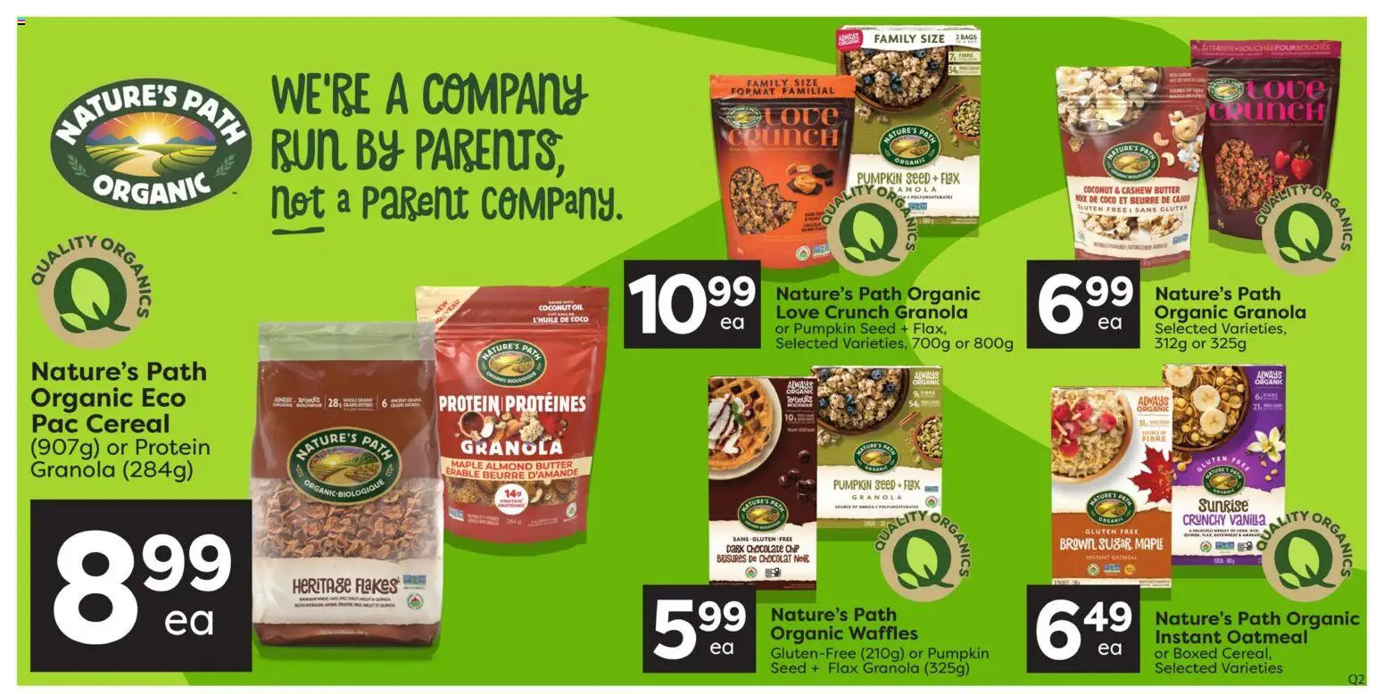 Quality Foods flyer valid from Sep 3, 2026 | Page: 10 | Products: Coconut oil, Oatmeal, Butter, Oil
