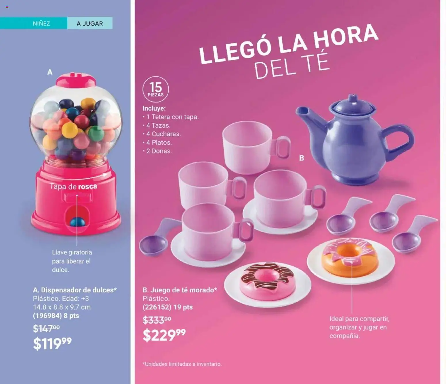 Nuevas ofertas de AVON válidas en toda la República Mexicana desde el 21/08/2026. ¡Encuentra las mejores ofertas en AVON Casa & Estilo 13 2026! | Página: 182 | Productos: Tetera, Juego, Té, Llave