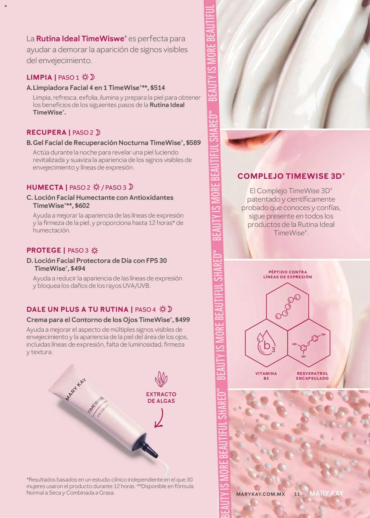 Nuevas ofertas de Mary Kay válidas en toda la República Mexicana desde el 01/09/2026. ¡Encuentra las mejores ofertas en Mary Kay catálogo! | Página: 11 | Productos: Crema, Contorno, Loción