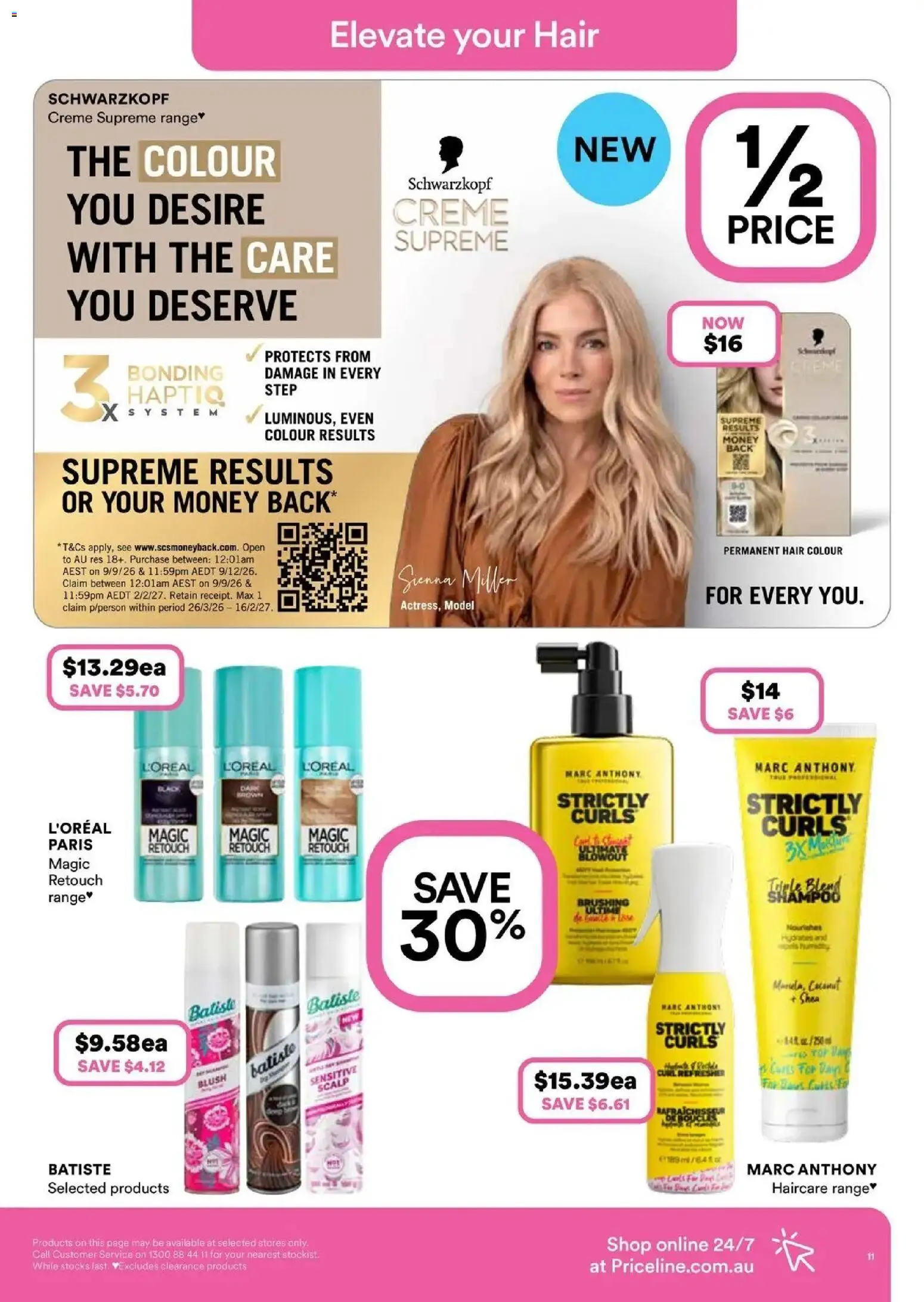 Priceline Pharmacy catalogue Seven Hills - 24/09/2026 > weekly / monthly specials | Page: 11 | Products: Blush, Hair colour, Coconut