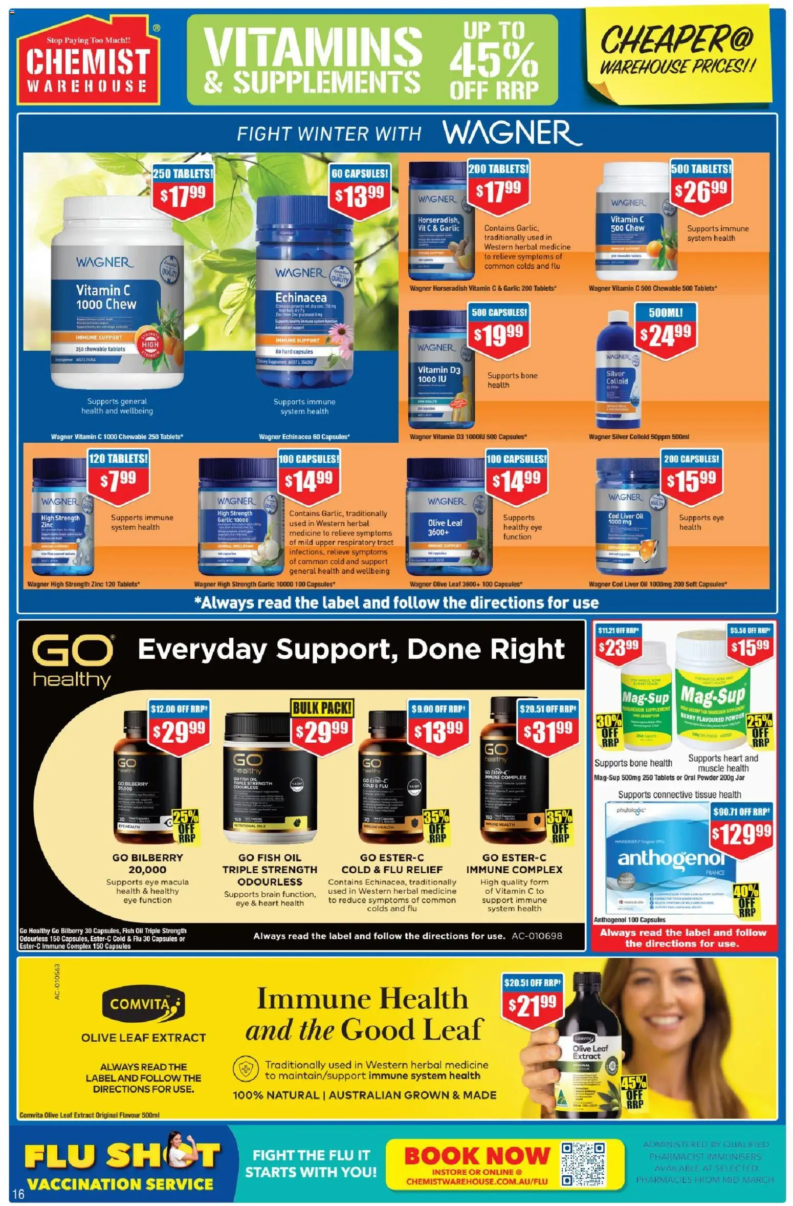 Chemist Warehouse catalogue - valid from 28.05.2026 | Page: 16 | Products: Garlic, Fish oil, Tablets, Vitamin