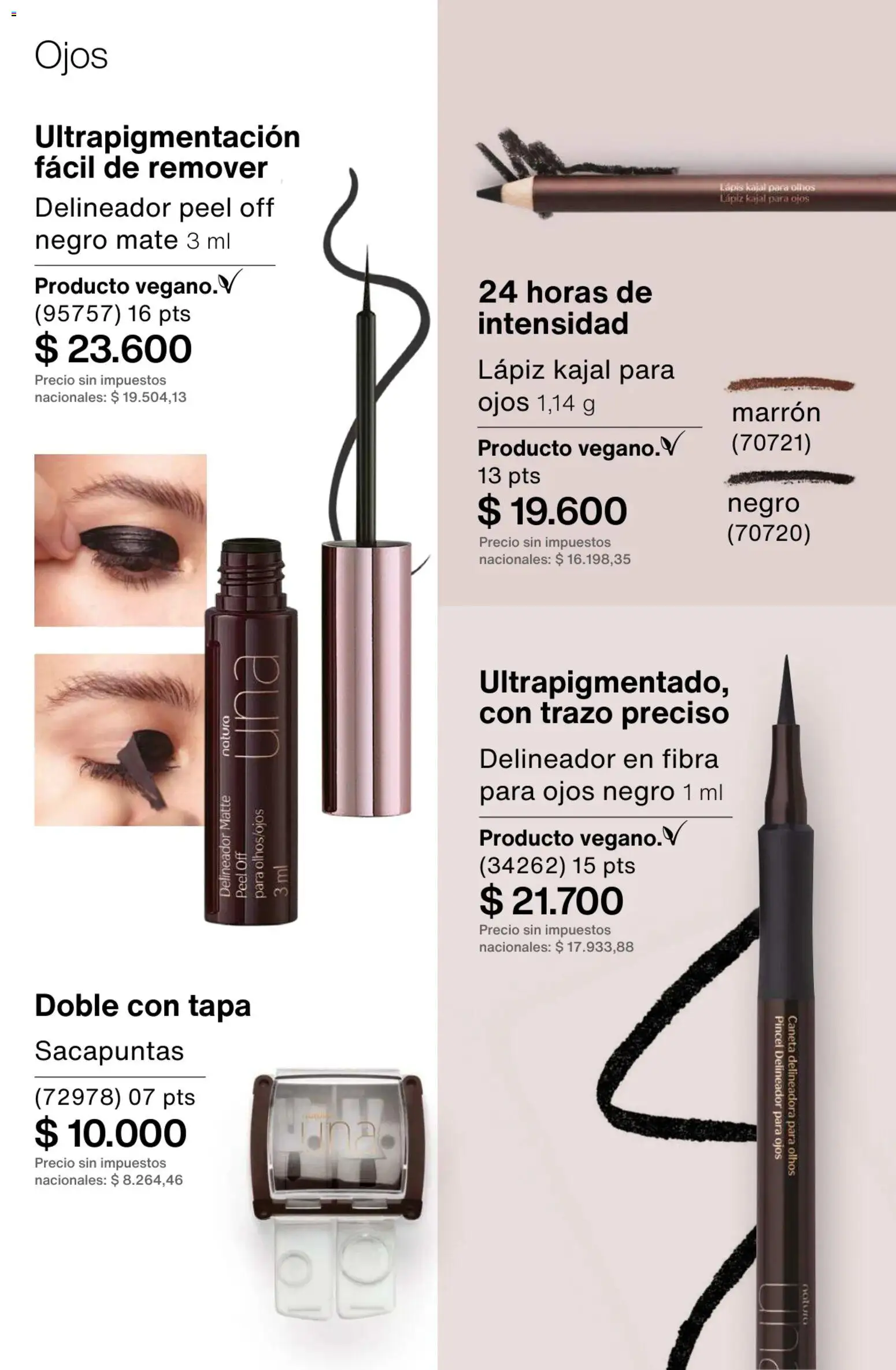 Catálogo Natura Ciclo 3 │ válido desde el 09/02/2026 | Página: 119 | Productos: Mate, Sacapuntas, Pincel, Delineador