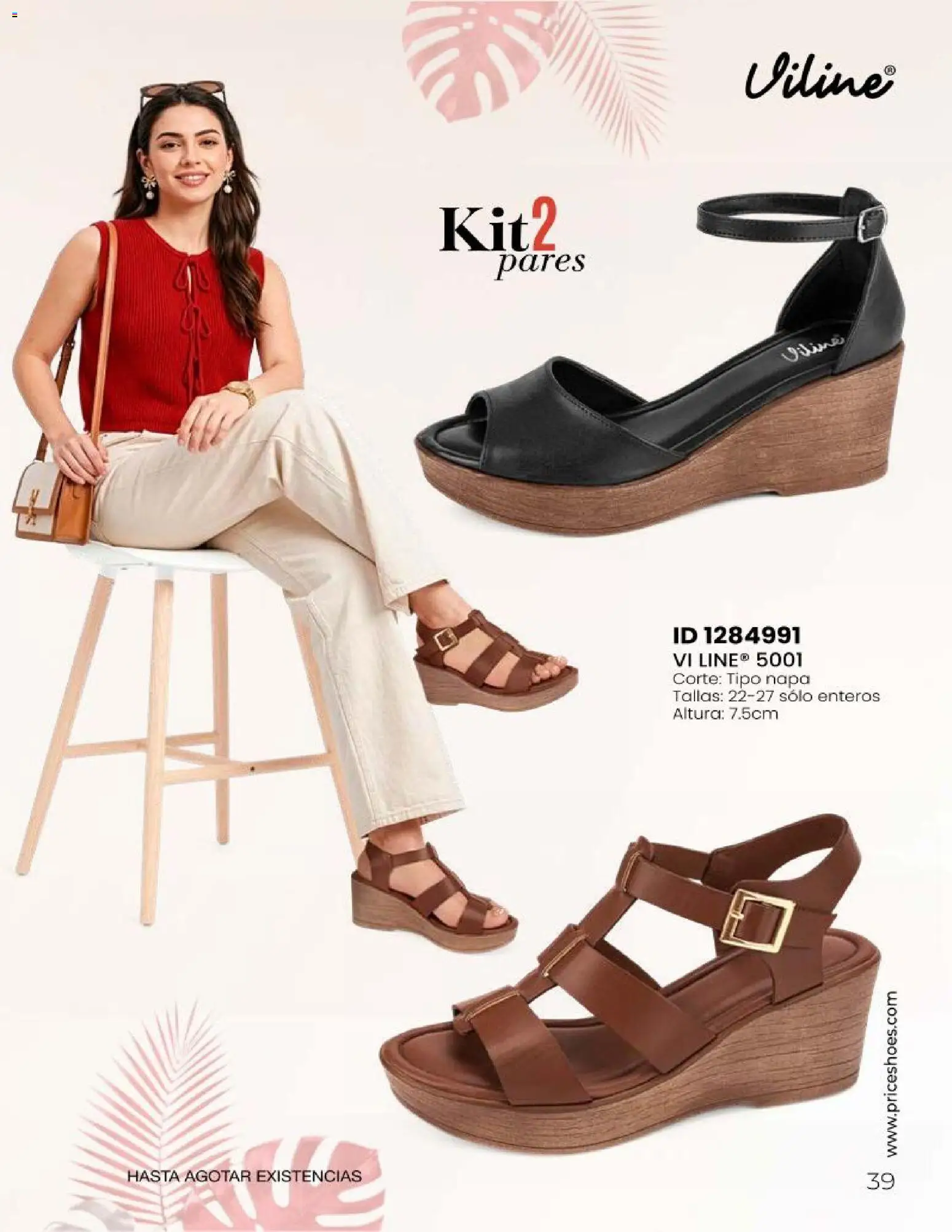 Nuevas ofertas de Price Shoes válidas en toda la República Mexicana desde el 23.04.2026. ¡Encuentra las mejores ofertas en Price Shoes catálogo Sandalias Kits! | Página: 39