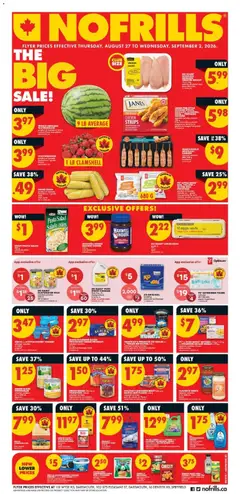 Preview of No Frills weekly flyer - NS from shop No Frills valid from Aug 27, 2026