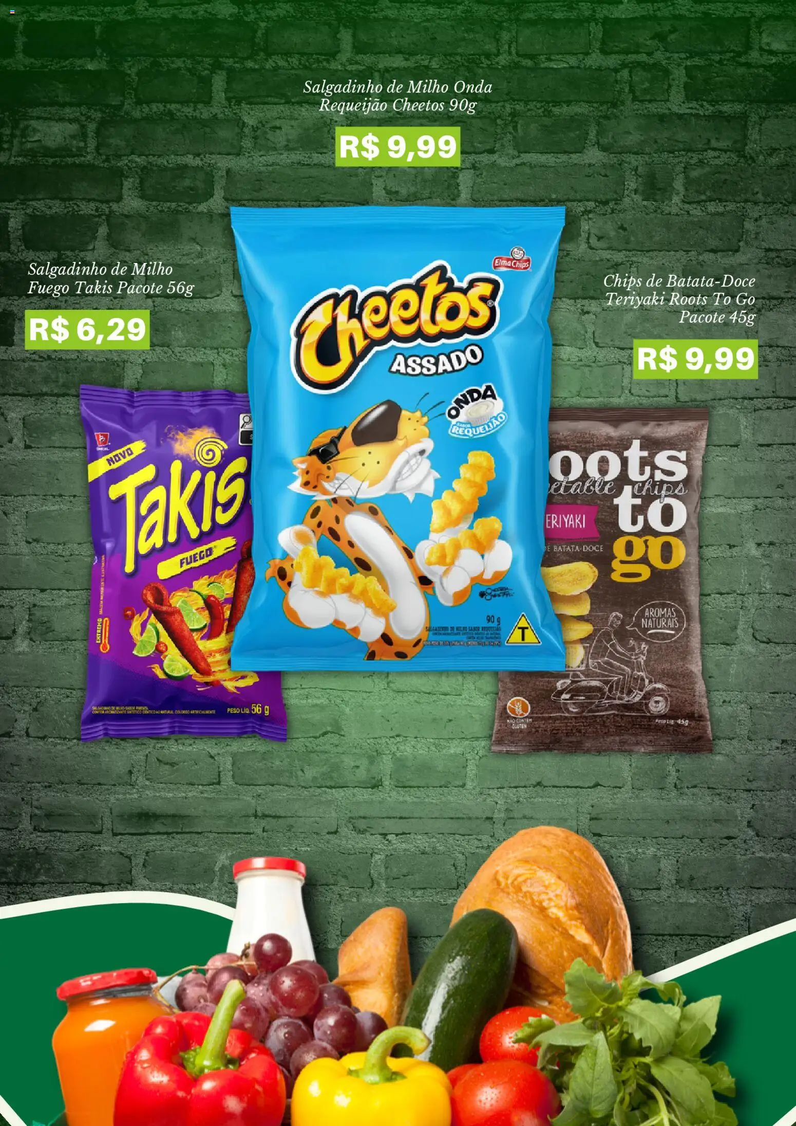 Pão de Açúcar Folheto - válido de 18.05.2026 | Página: 3 | Produtos: Elma Chips, Cheetos, Batata, Requeijão