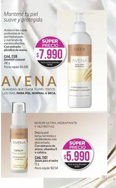 Vista previa Amodil - Campaña 11 válido desde el 01.07.2026 | Página: 61 | Productos: Serum, Avena, Emulsión