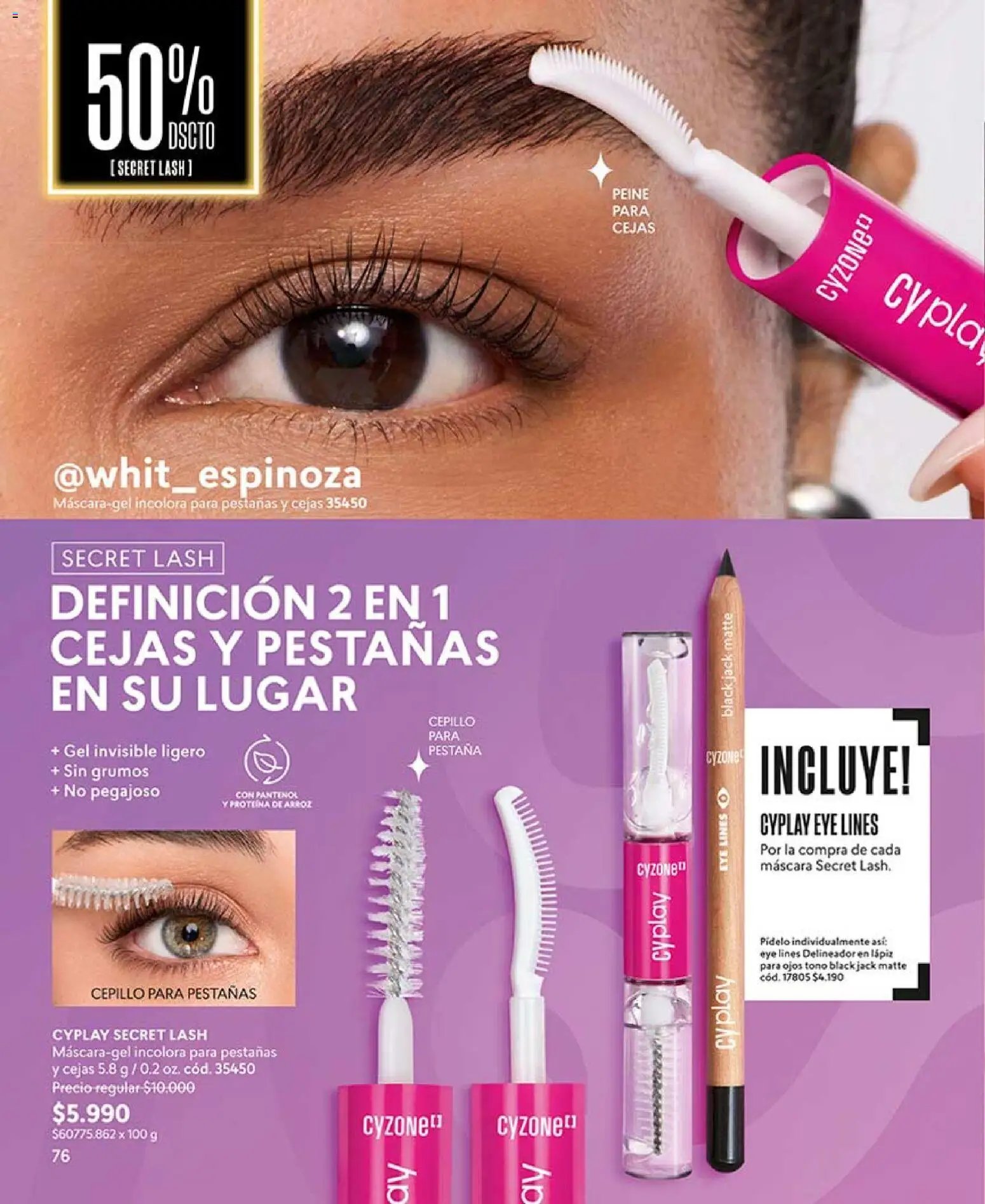 Catálogo CyZone Campaña 7 │ válido desde el 18.04.2026 | Página: 88 | Productos: Cepillo, Máscara, Peine, Arroz