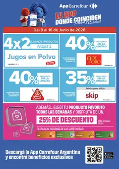 Vista previa Carrefour ofertas válido desde el 09.06.2026 | Página: 4 | Productos: Cocina, Polvo, Jabón, Café