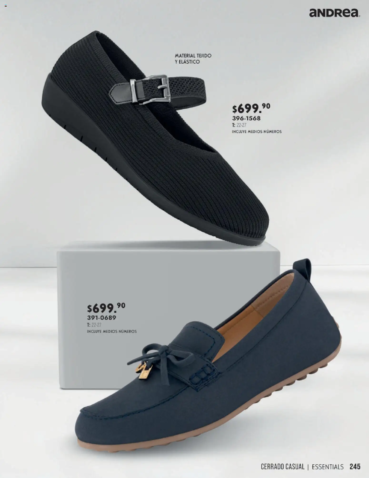 Nuevas ofertas de Andrea válidas en toda la República Mexicana desde el 23/08/2026. ¡Encuentra las mejores ofertas en Andrea catálogo Otoño Invierno! | Página: 245