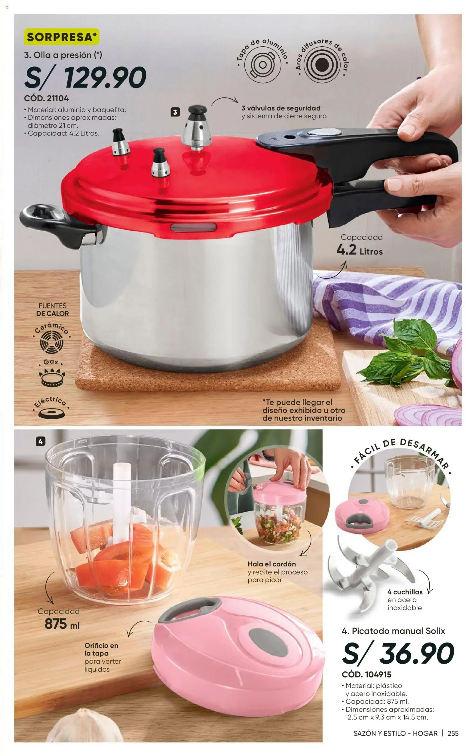 Catálogo Azzorti válido desde 14/08/2026 | Página: 257 | Productos: Tapa, Olla a presión