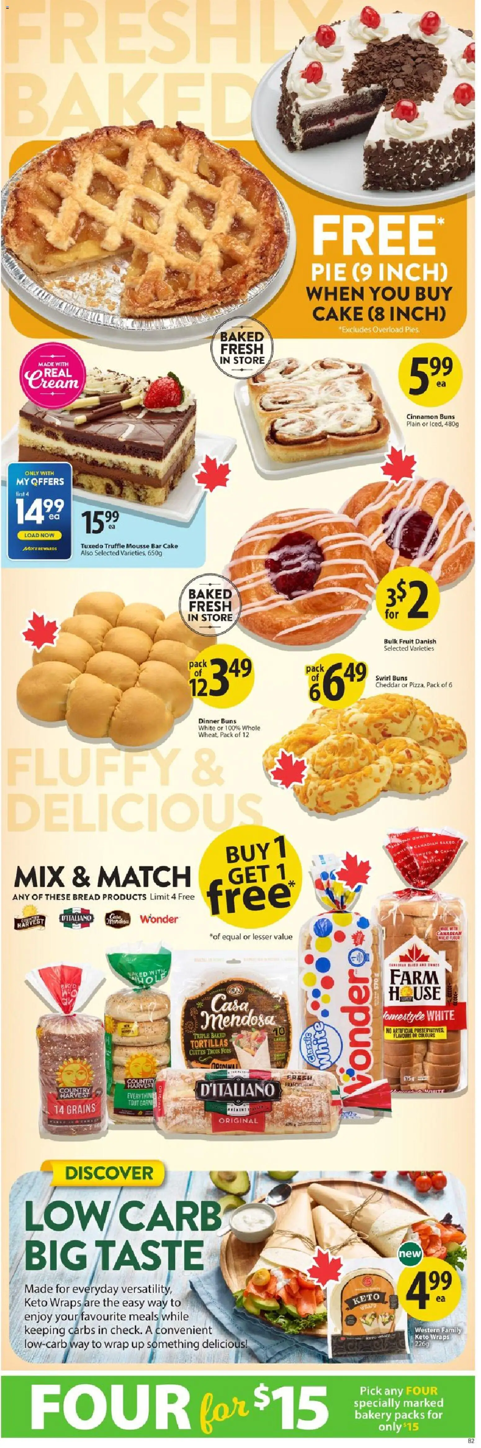 Save on foods flyer valid from Sep 10, 2026 | Page: 12 | Products: Fruit, Phone, Bakery, Cake