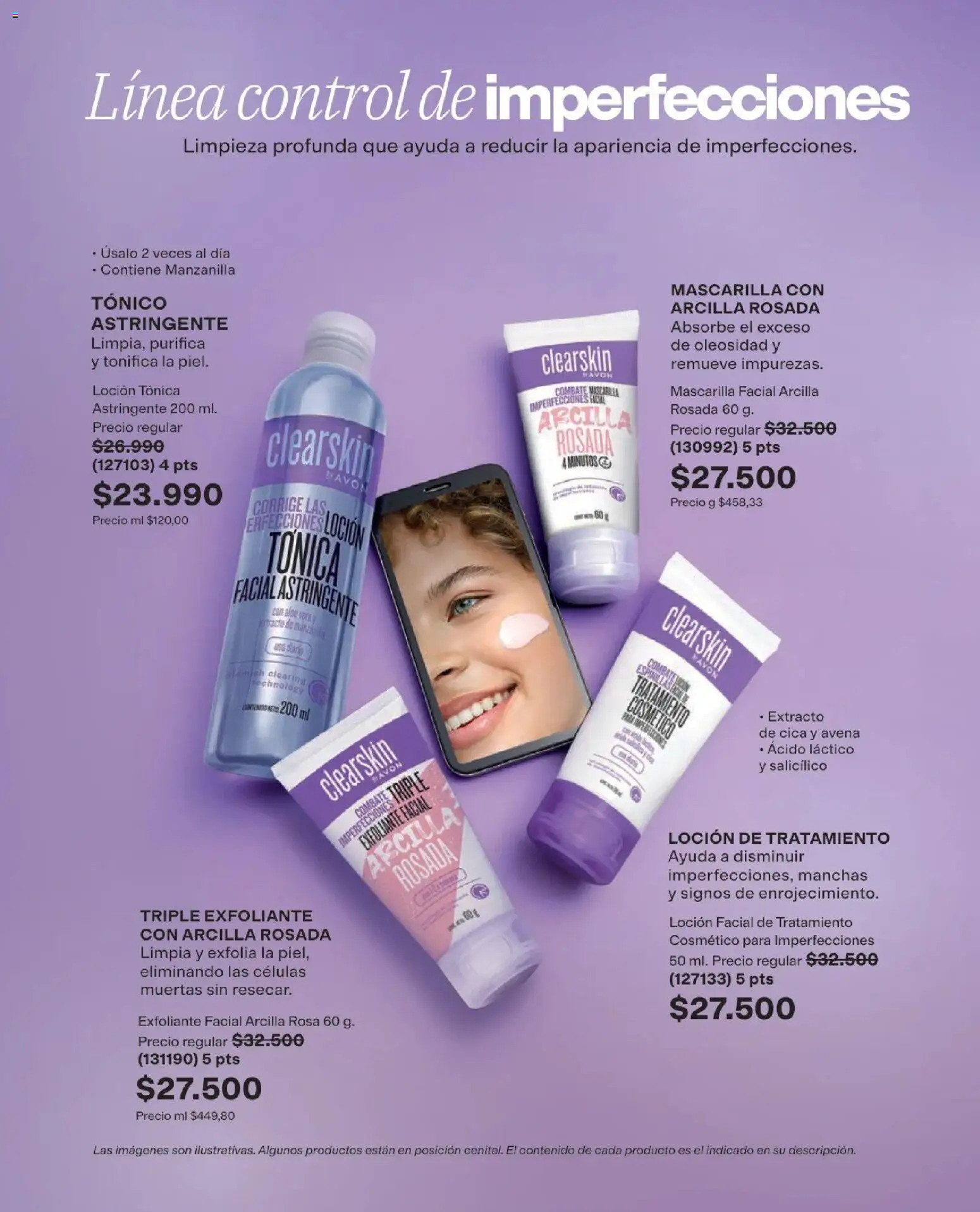Avon revista - valida desde el 01.09.2026 | Página: 144 | Productos: Exfoliante facial, Avena, Loción, Loción tonificante