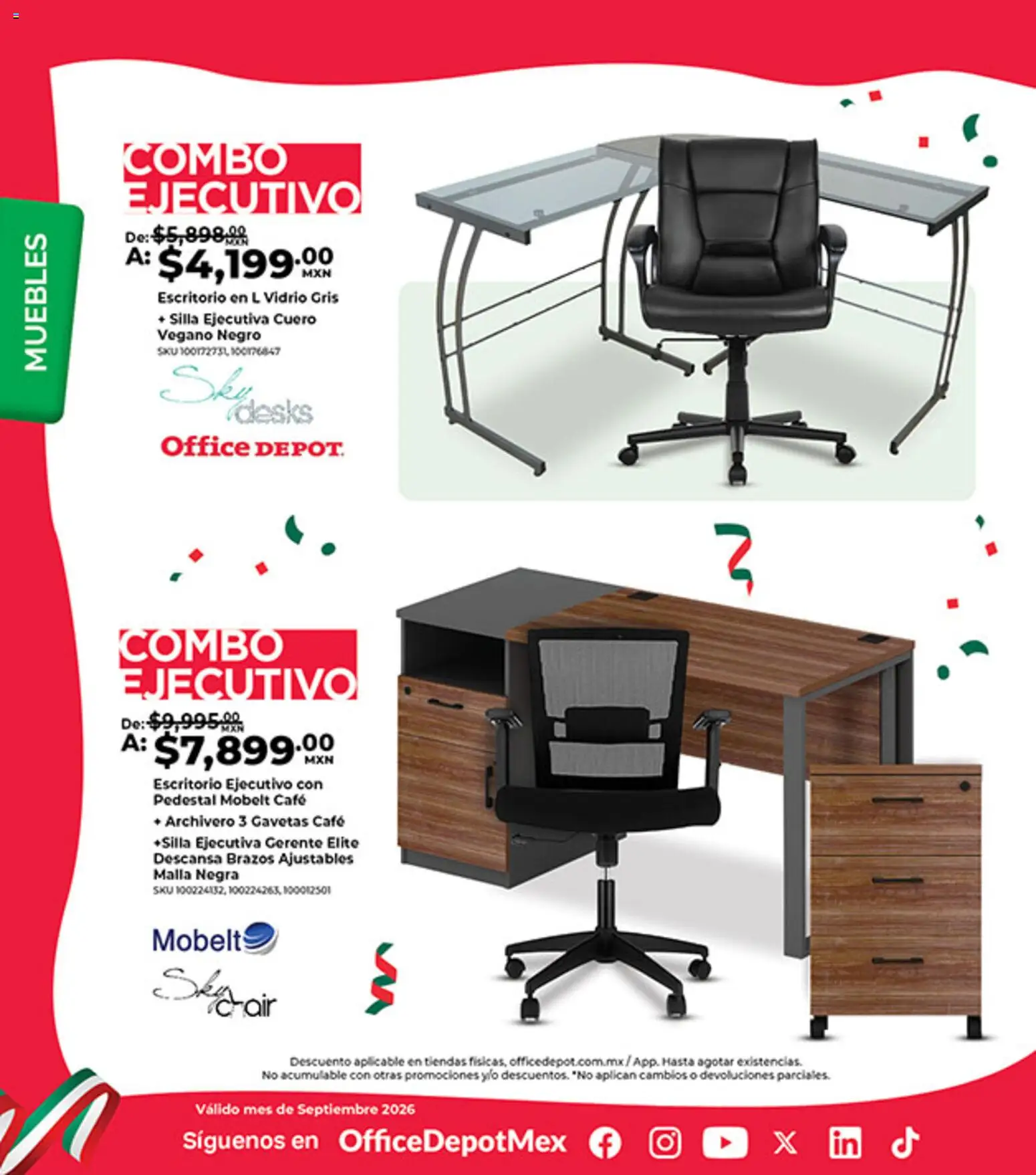 Nuevas ofertas de Office Depot válidas en toda la República Mexicana desde el 01/09/2026. ¡Encuentra las mejores ofertas en Office Depot catálogo! | Página: 24