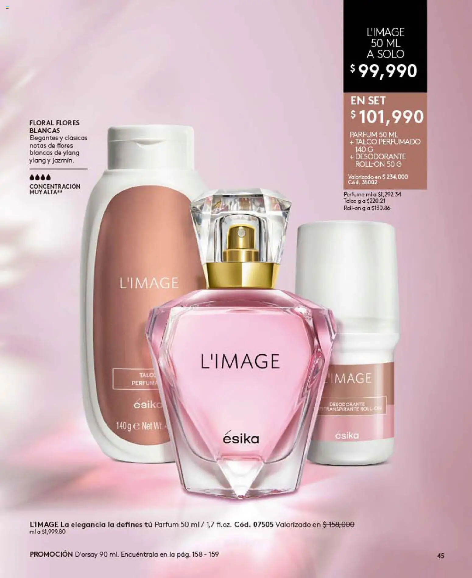 Ésika revista - valida desde el 26.06.2026 | Página: 45 | Productos: Perfume, Desodorante