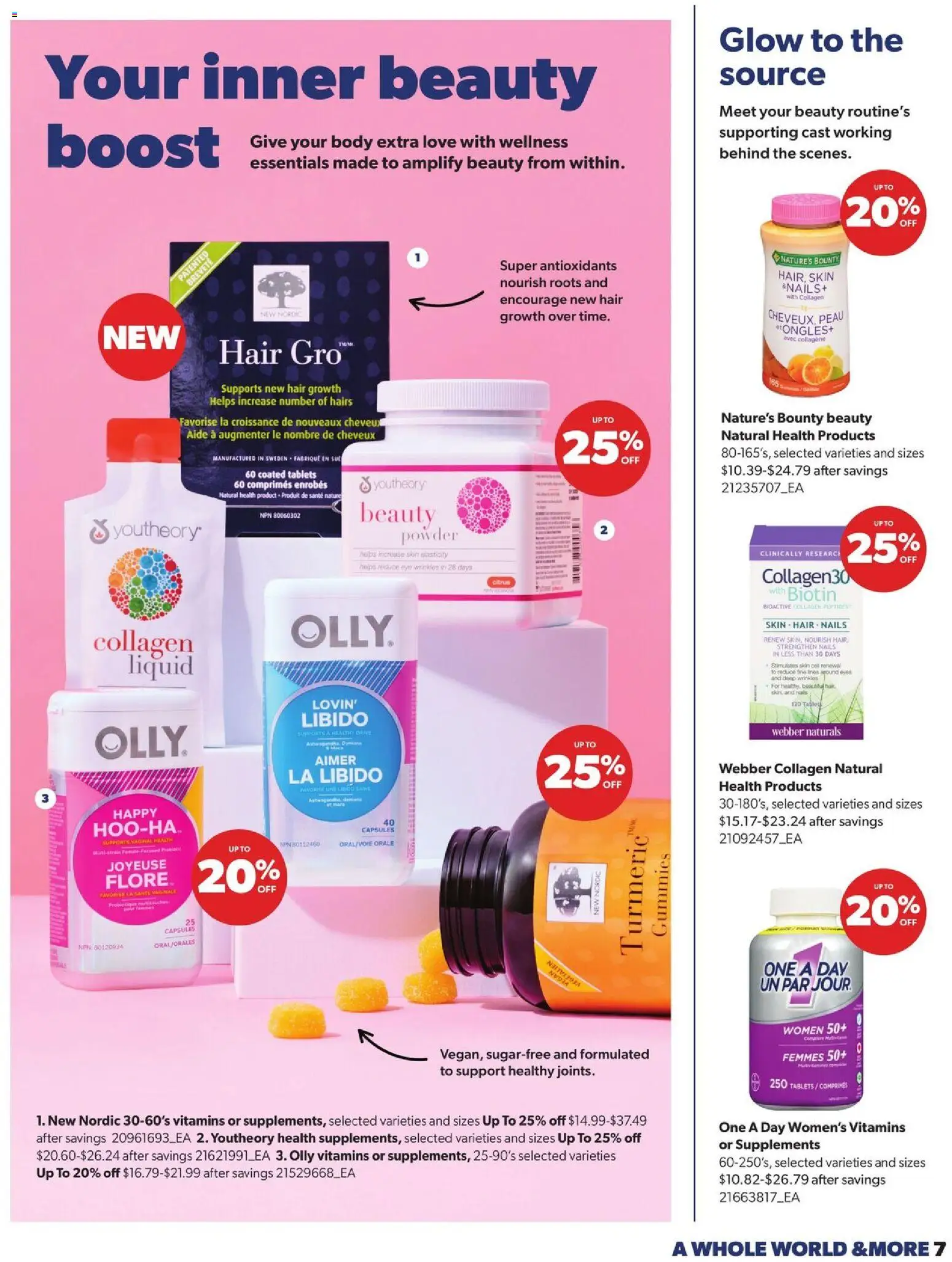 Real Canadian Superstore flyer valid from Oct 1, 2026 | Page: 7 | Products: Citrus, Powder, Capsules
