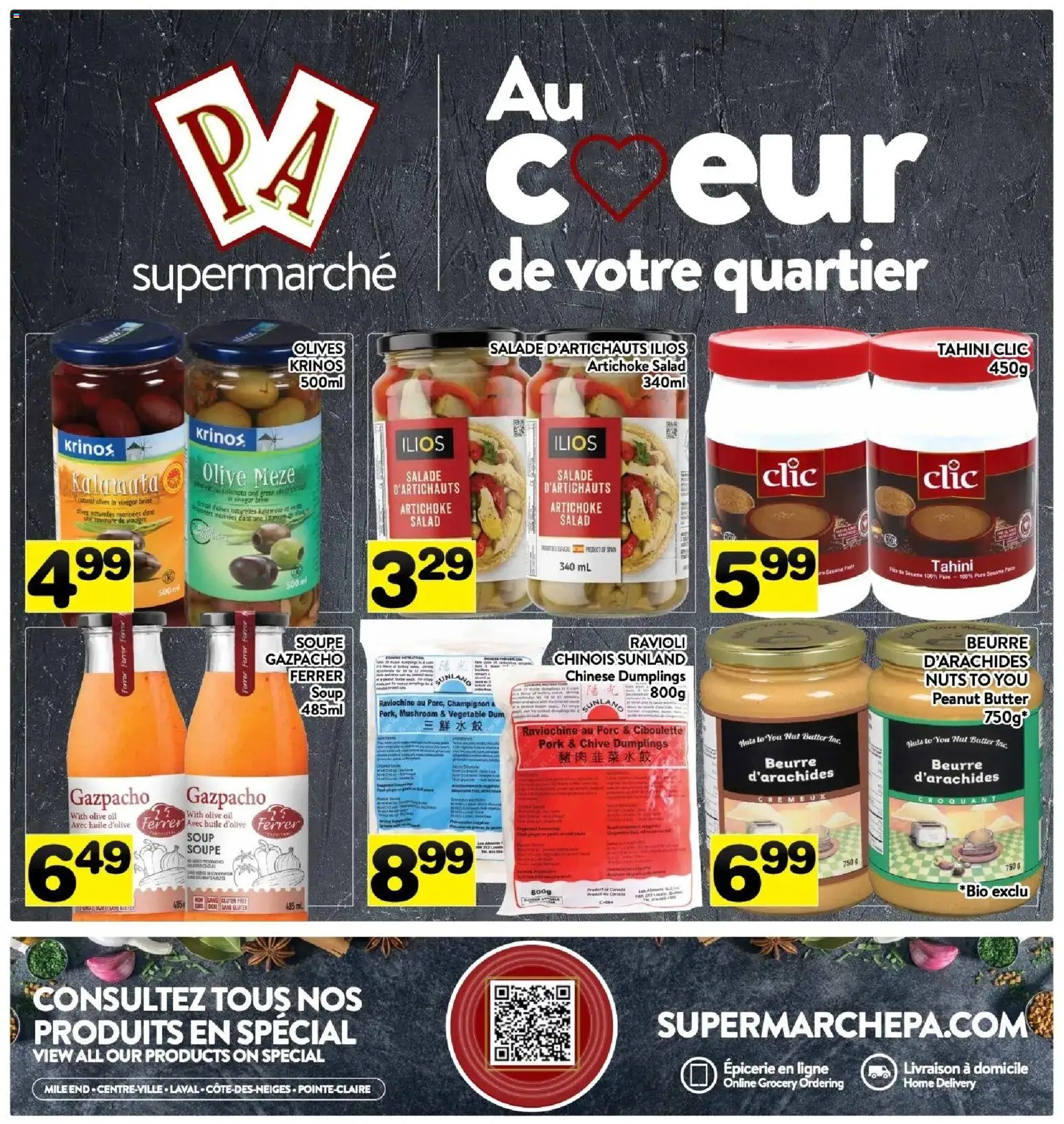 Pa Supermarché flyer valid from Jul 13, 2026 | Page: 7 | Products: Salad, Butter, Oil, Pork