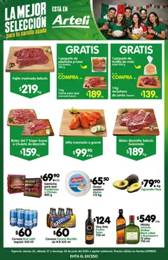 Vista previa de Arteli folleto Carne Express, nuevo folleto de la tienda, válido en México a partir del 26/06/2026