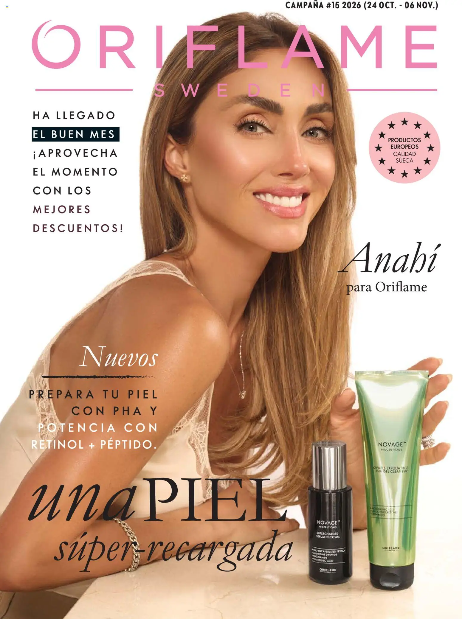 Nuevas ofertas de Oriflame válidas en toda la República Mexicana desde el 24/10/2026. ¡Encuentra las mejores ofertas en Oriflame Buen Mes! | Página: 1