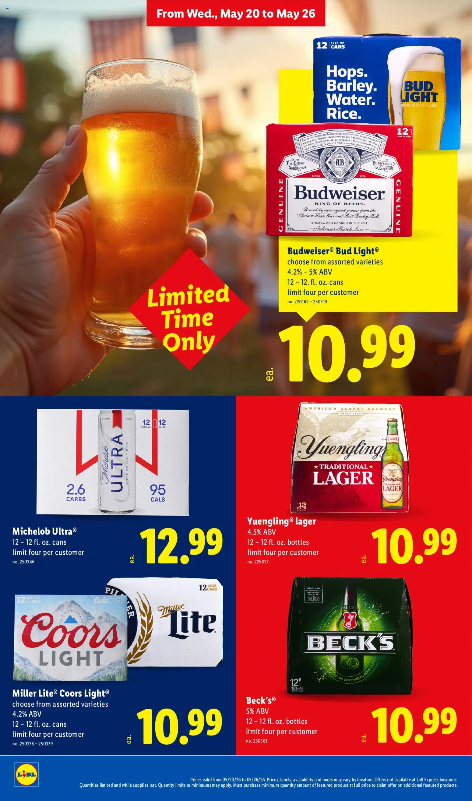 Lidl Weekly Ad - valid from 20.05.2026 | Page: 24 | Products: Beer, Rice
