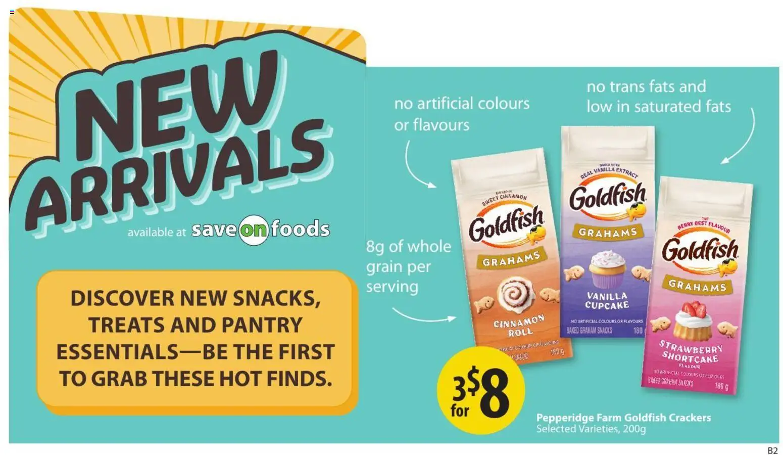 Save on foods flyer valid from Sep 10, 2026 | Page: 19 | Products: Crackers, Vanilla, Snacks