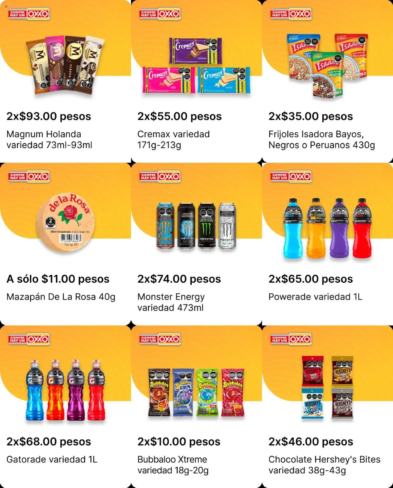 Nuevas ofertas de OXXO válidas en toda la República Mexicana desde el 03/09/2026. ¡Encuentra las mejores ofertas en OXXO folleto! | Página: 4 | Productos: Fresa, Frijoles, Crema, Chocolate