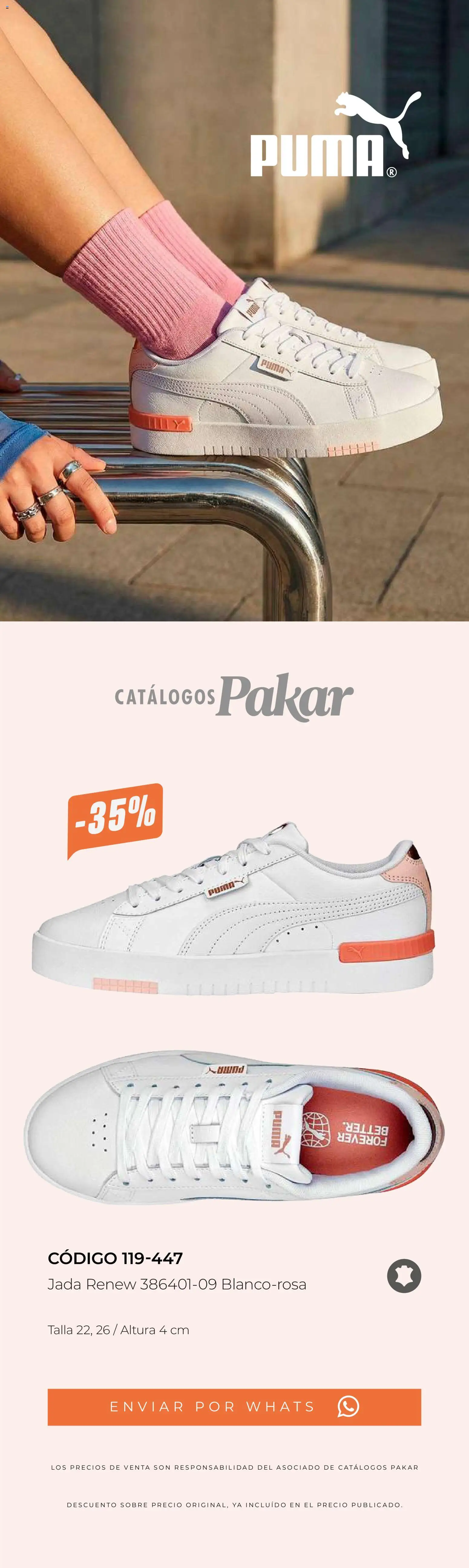 Nuevas ofertas de SC Pakar válidas en toda la República Mexicana desde el 13.03.2026. ¡Encuentra las mejores ofertas en SC Pakar catálogo Últimos pares premium ! | Página: 27 | Productos: Sobre