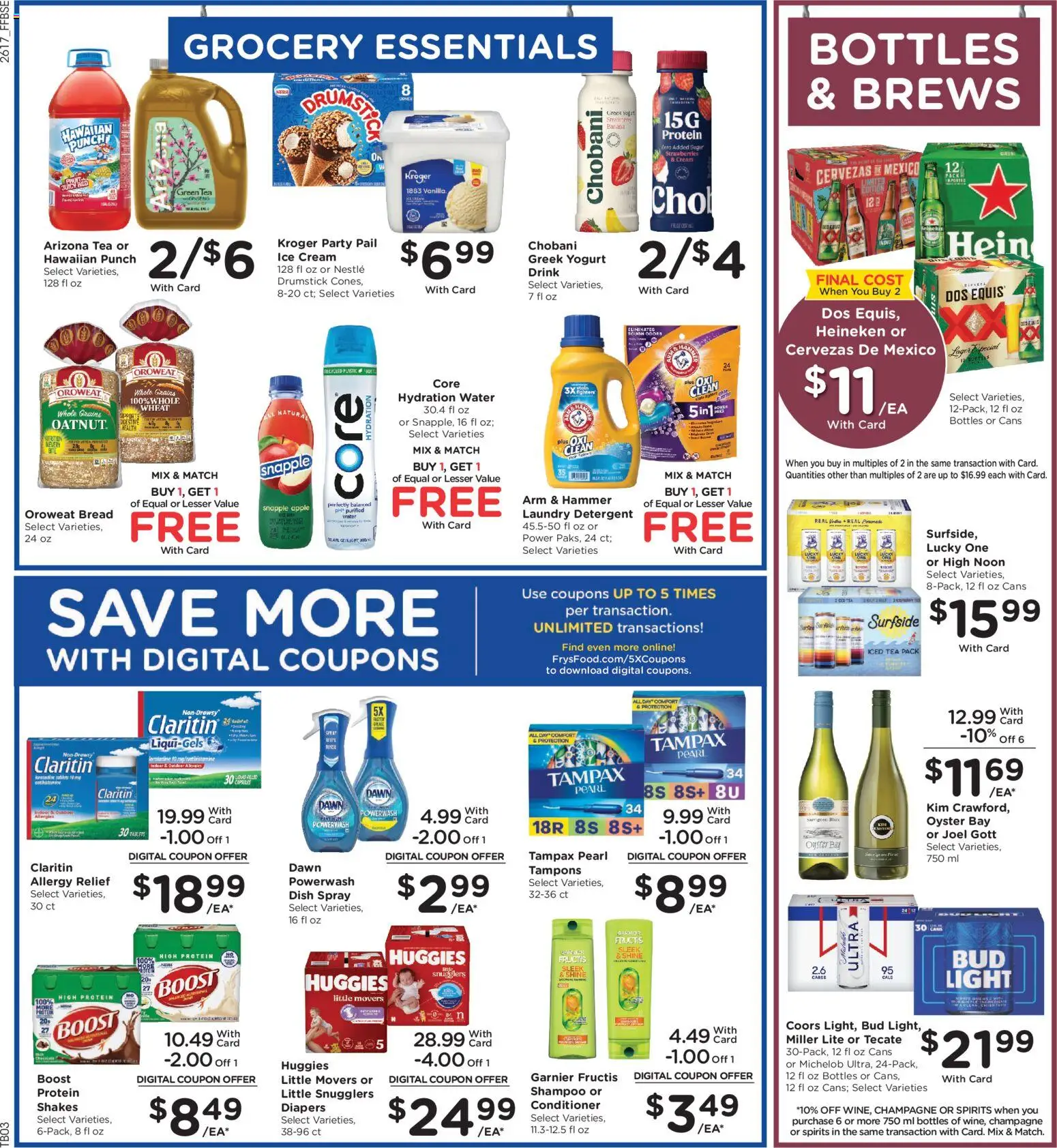 Fry's Food Weekly Ad - valid from 27.05.2026 | Page: 7 | Products: Shampoo, Hammer, Conditioner, Bread