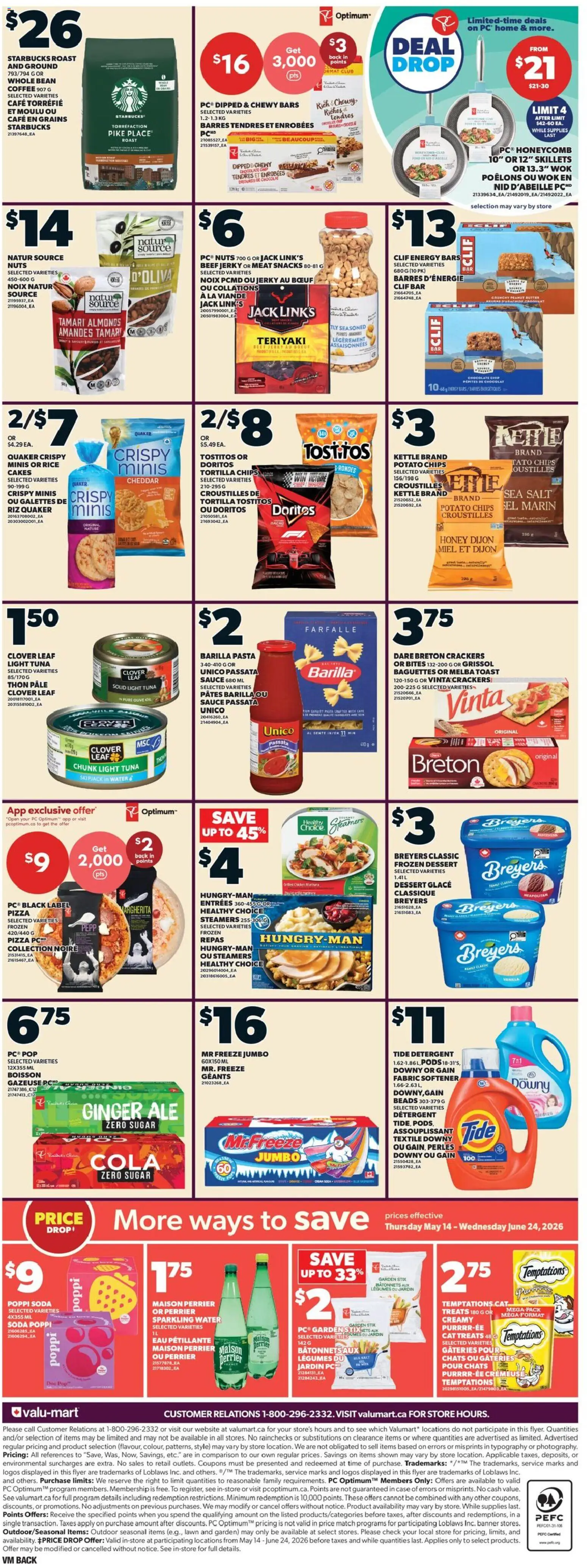 Valu Mart flyer valid from 28.05.2026 | Page: 2 | Products: Rice, Oil, Coffee, Chicken