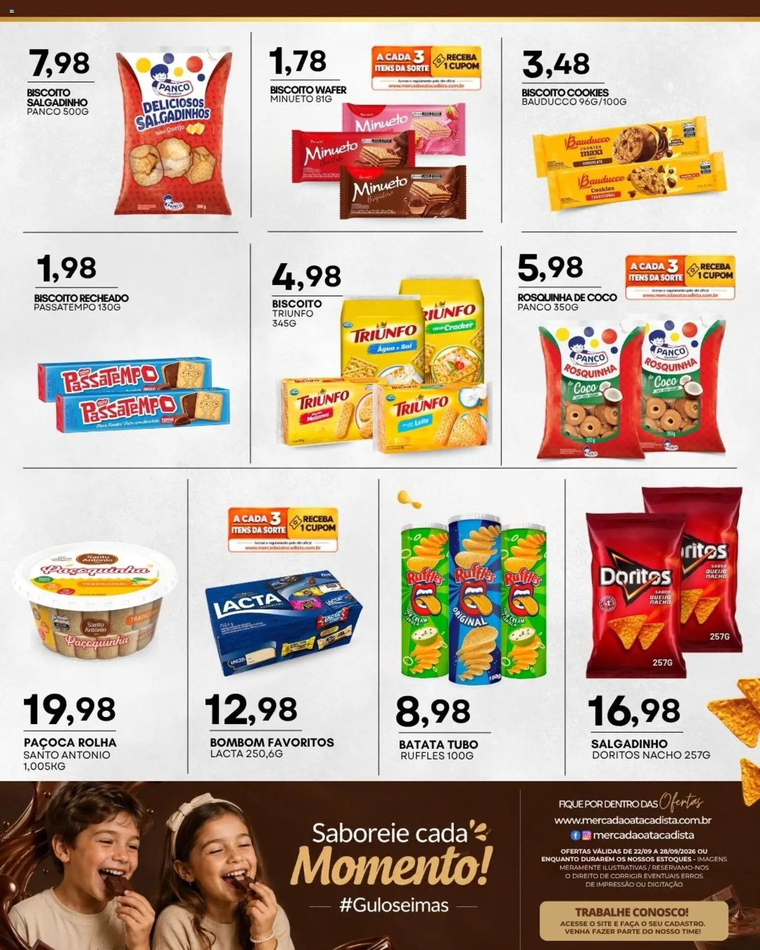 Mercadão Atacadista Folheto - válido de 22/09/2026 | Página: 10 | Produtos: Linguiça, Alimentos, Frango