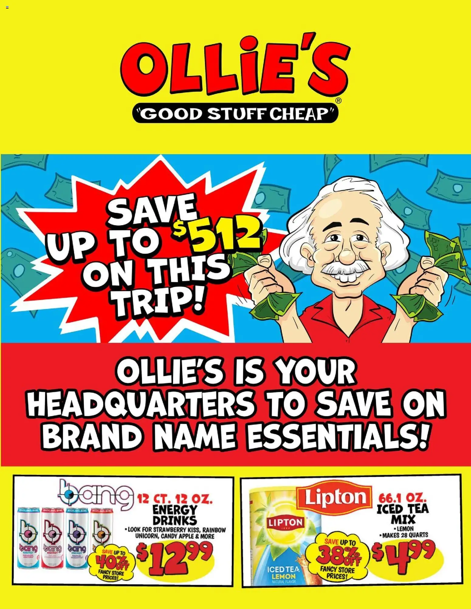 Ollie's Save On - valid from 08/06/2026 | Page: 1 | Products: Tea, Lemon