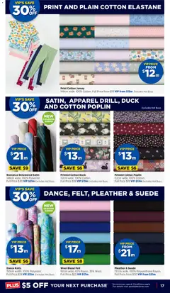Preview of Spotlight catalogue - valid from 24/06/2026 | Page: 17 | Products: Jersey, Duck, Dance