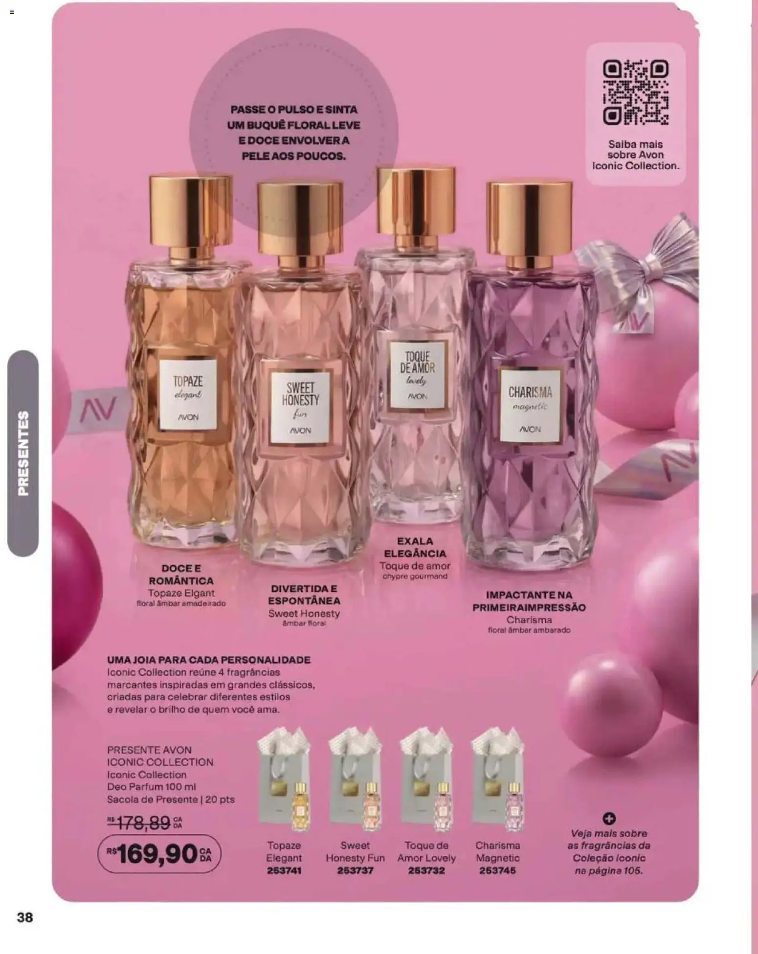 Avon Folheto - válido de 12/10/2026 | Página: 38 | Produtos: Sacola, Doce