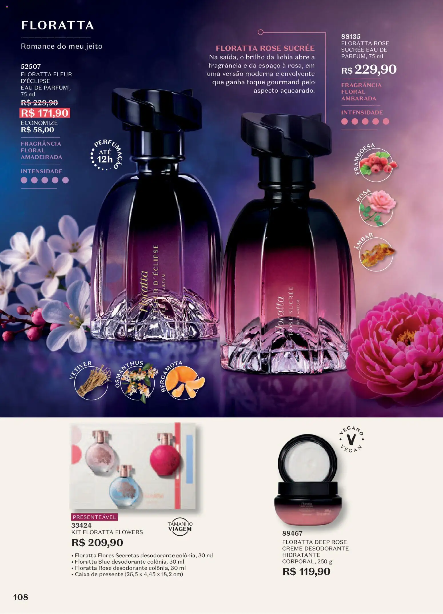 O Boticário Folheto - válido de 29/06/2026 | Página: 112 | Produtos: Lichia, Desodorante, Flores, Creme