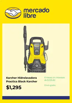 Vista previa de Mercado Libre catálogo, nuevo folleto de la tienda, válido en México a partir del 30/09/2026 | Página: 4 | Productos: Hidrolavadora
