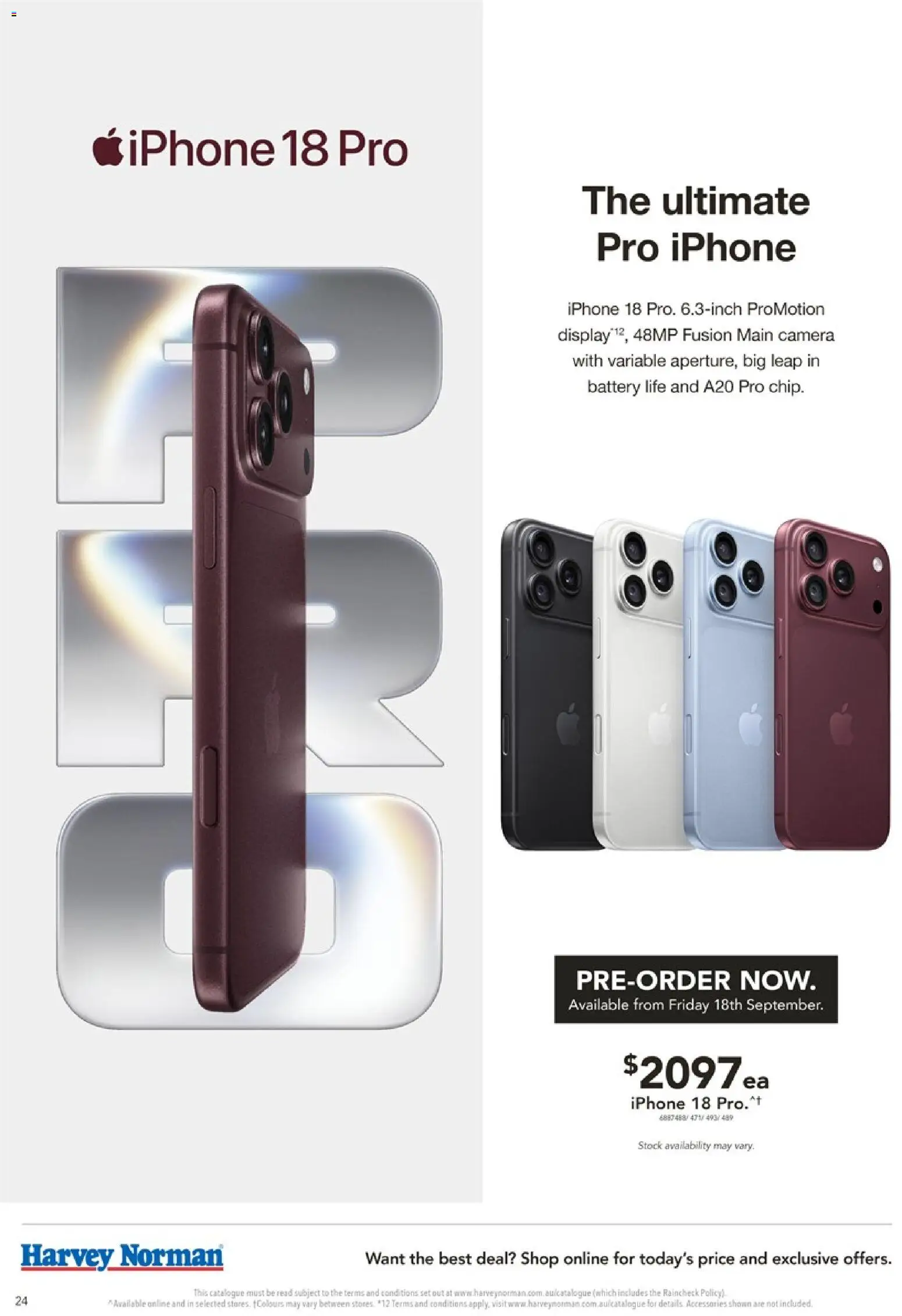 Harvey Norman catalogue - valid from 16/09/2026 | Page: 24 | Products: Battery, Accessories, Camera, Iphone