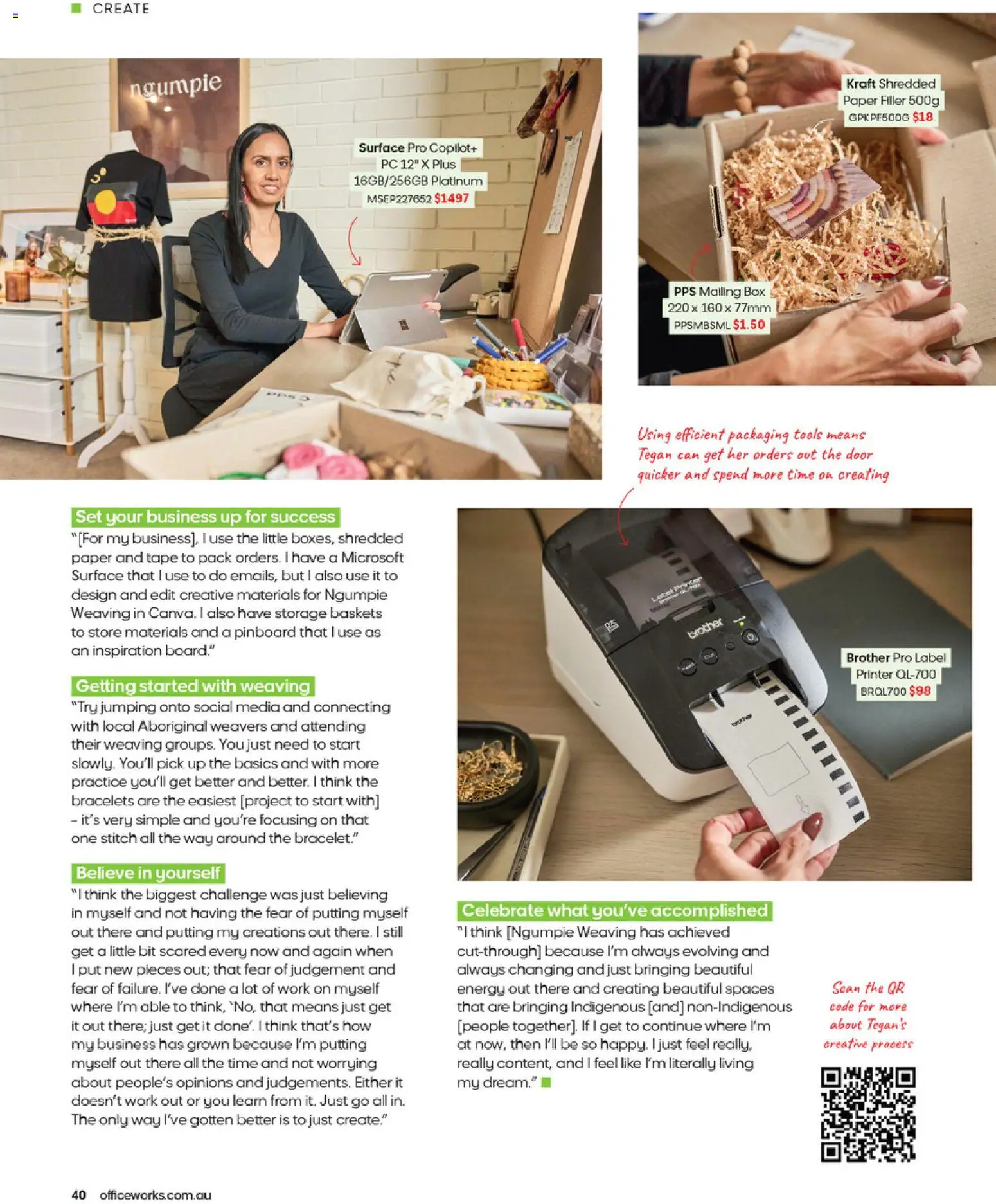 Officeworks catalogue - valid from 27/08/2026 | Page: 40 | Products: Box, Door, Printer, Tools