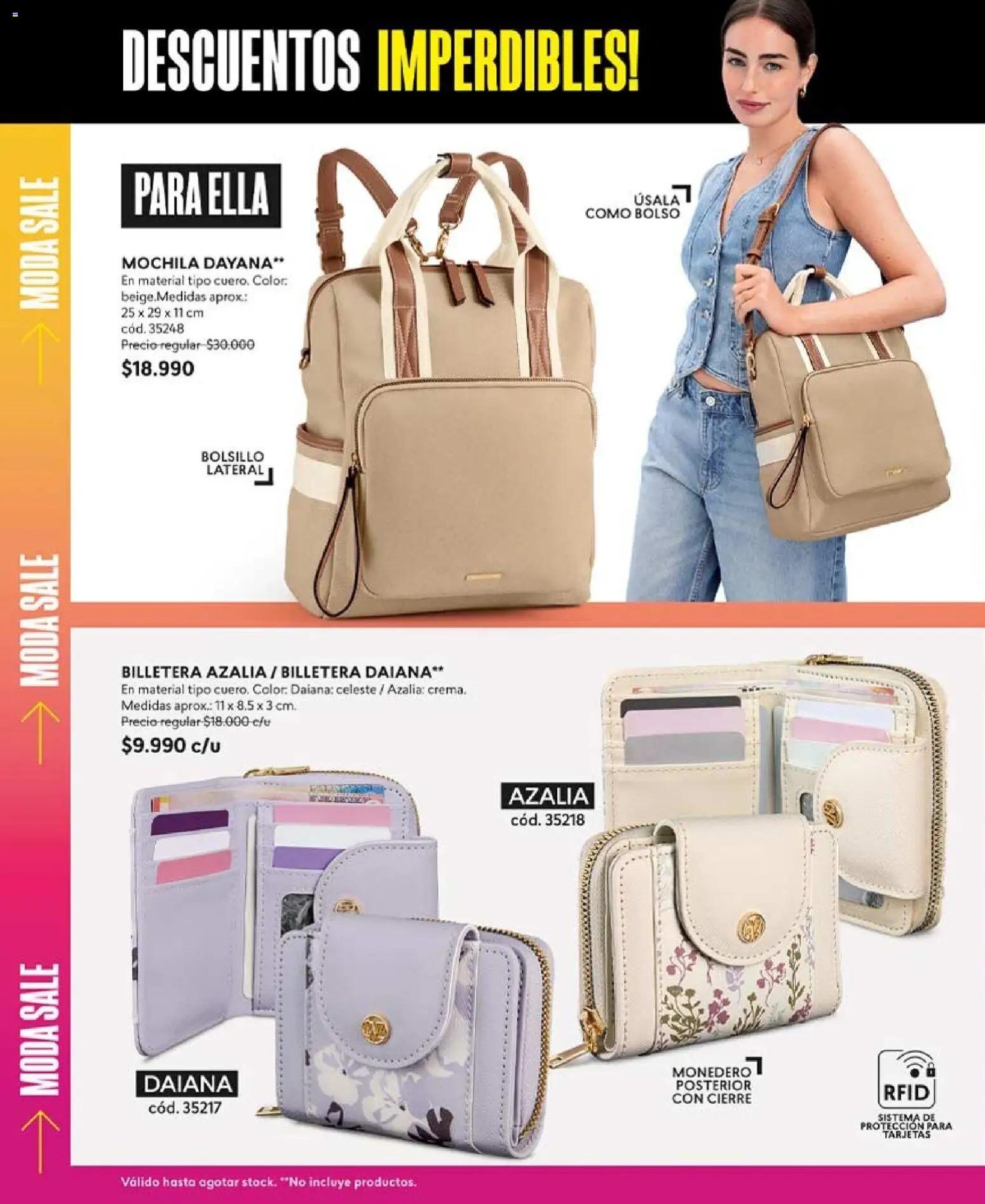 Catálogo CyZone Campaña 15 │ válido desde el 06.09.2026 | Página: 84 | Productos: Monedero, Bolso, Mochila, Billetera
