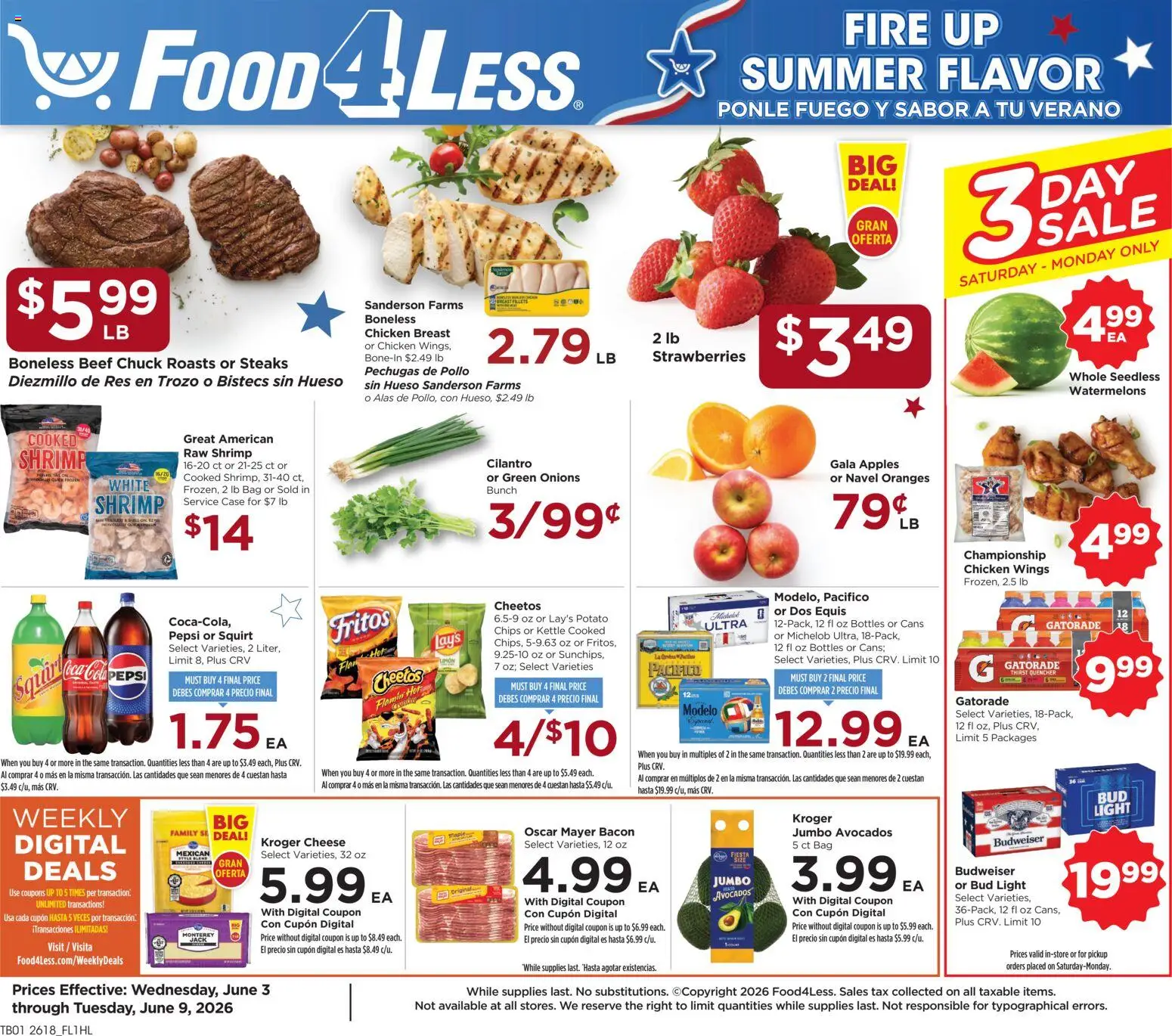 The new Food 4 Less flyer is now online. See all June offers on your mobile and save! | United States