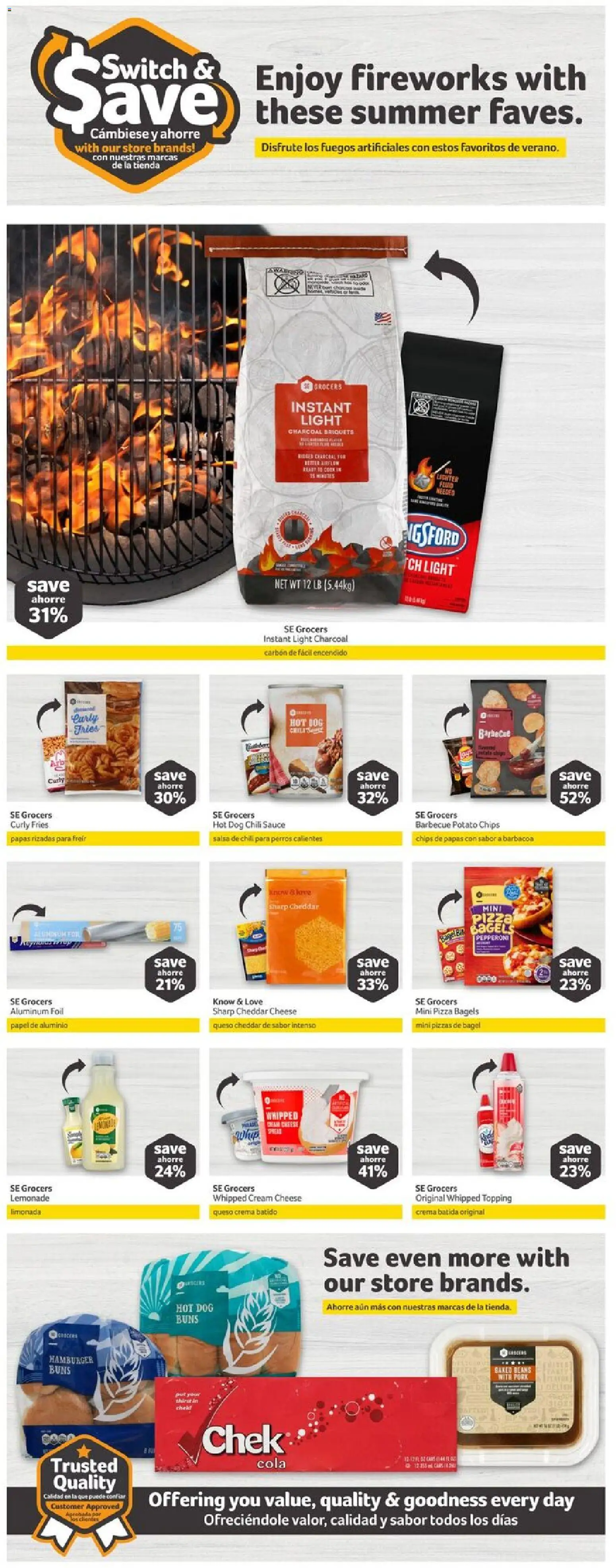 Fresco y Más Weekly Ad - valid from 07/08/2026 | Page: 2 | Products: Cheese, Sauce, Switch, Lighter