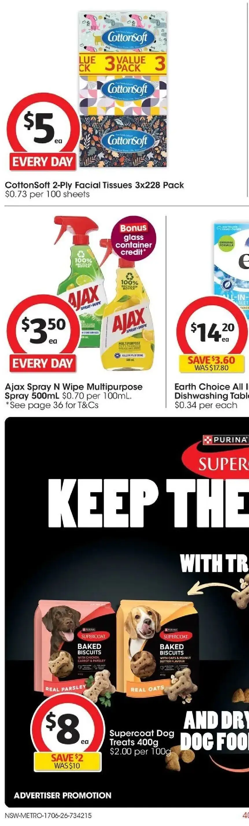 Coles catalogue - valid from 17.06.2026 | Page: 78 | Products: Butter, Biscuits, Parsley, Tissues