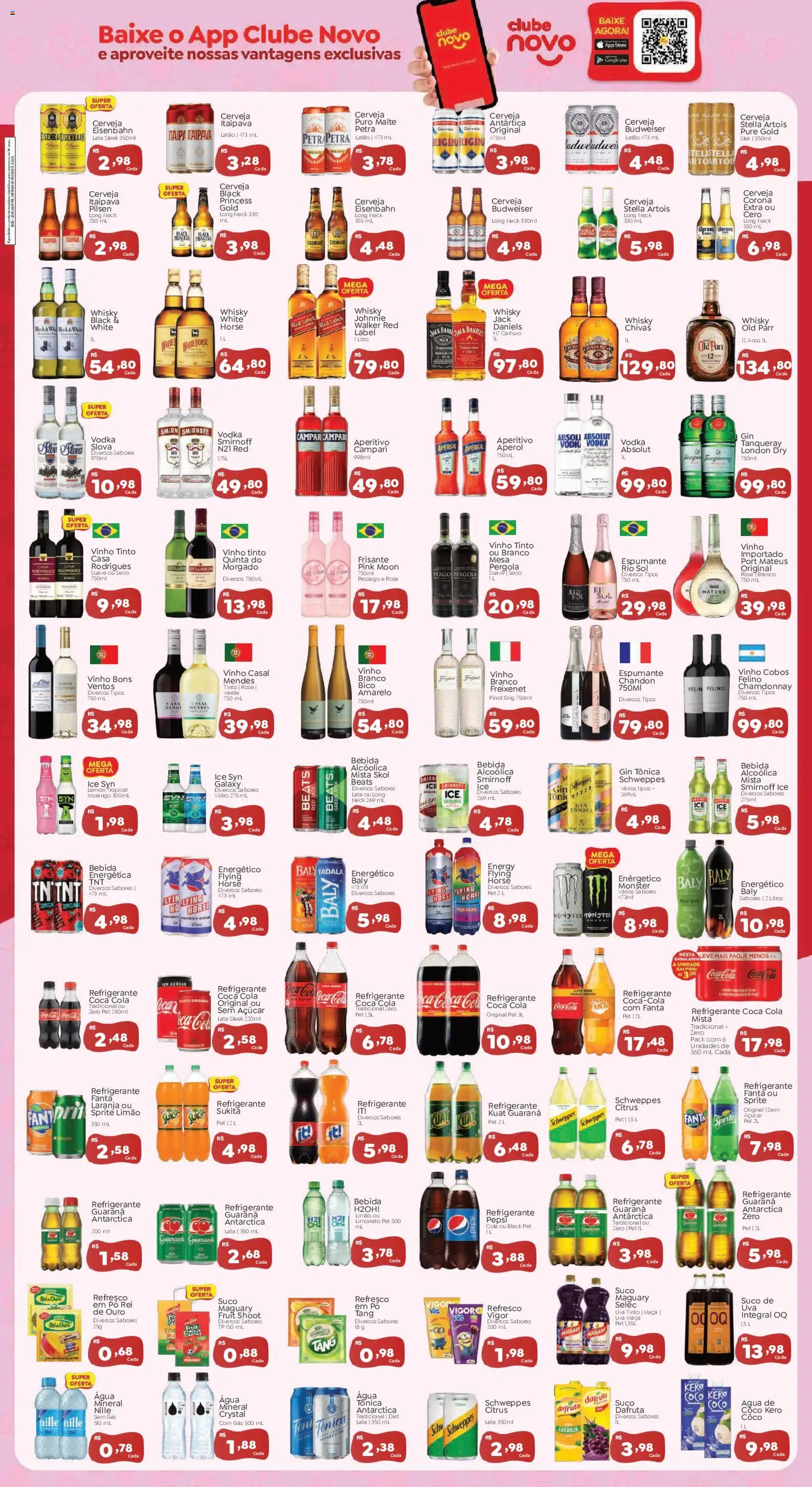 Novo Atacarejo Folheto - válido de 30.04.2026 | Página: 2 | Produtos: Guaraná, Mesa, Suco, Monster